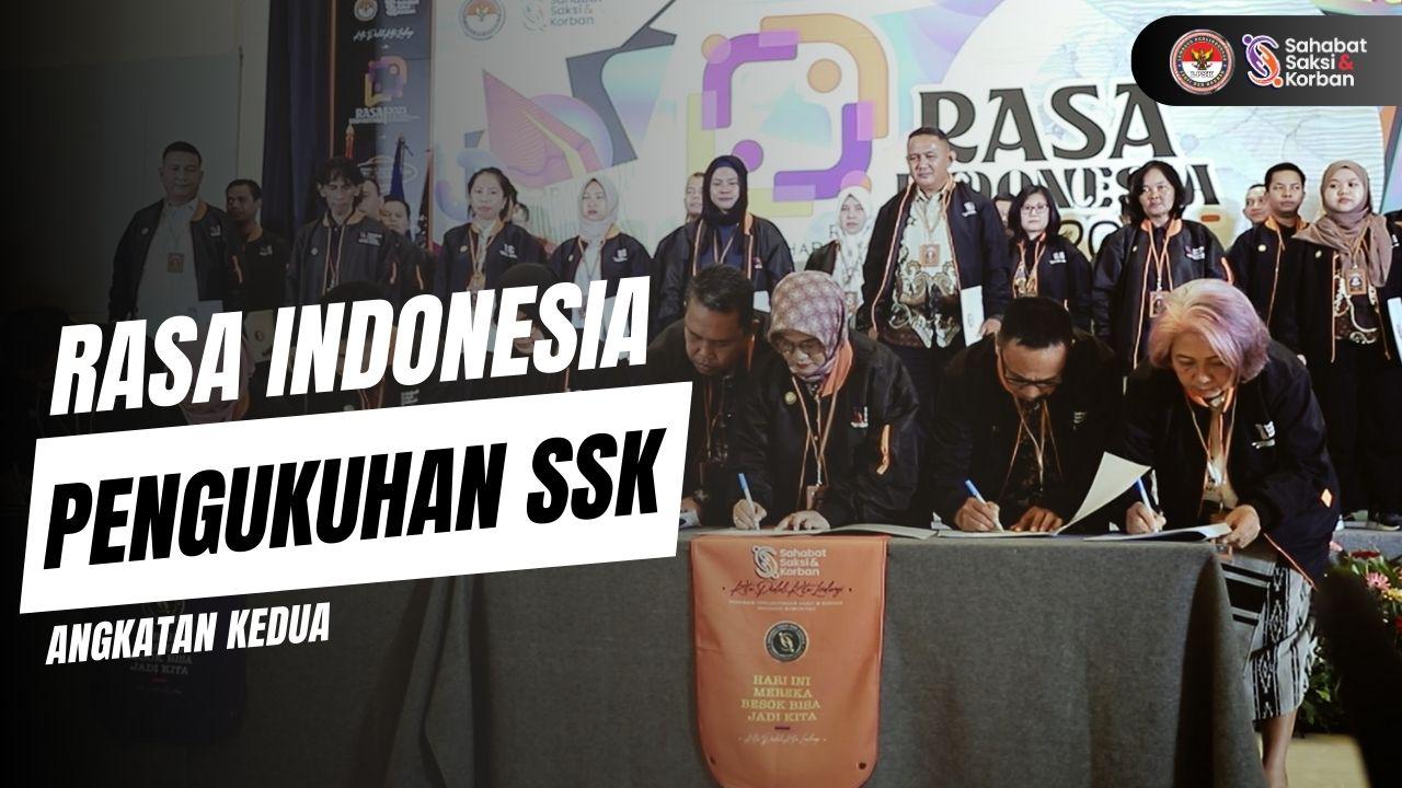 Melihat Pengukuhan SSK Angkatan Kedua di RASA Indonesia