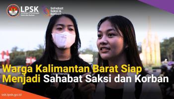 Dukungan Masyarakat Kalimantan Barat untuk SSK